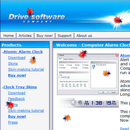 Download http://www.findsoft.net/Screenshots/Ladybug-on-Desktop-Screensaver-75202.gif