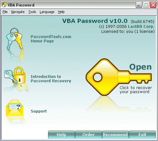 Download http://www.findsoft.net/Screenshots/LastBit-VBA-Password-Recovery-11408.gif
