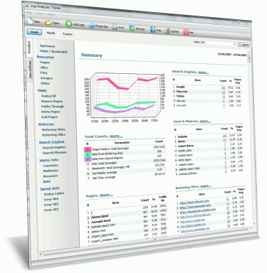 Download http://www.findsoft.net/Screenshots/Log-Analyzer-Trends-Freeware-33982.gif