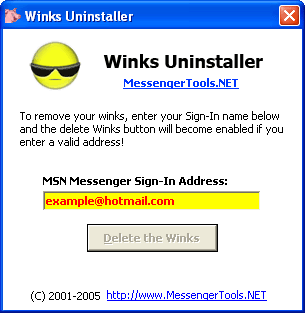 Download http://www.findsoft.net/Screenshots/MSN-Winks-Uninstaller-7271.gif