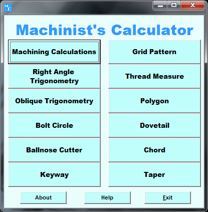 Download http://www.findsoft.net/Screenshots/Machinist-Calculator-6720.gif