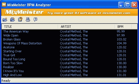 Download http://www.findsoft.net/Screenshots/MixMeister-BPM-Analyzer-7083.gif