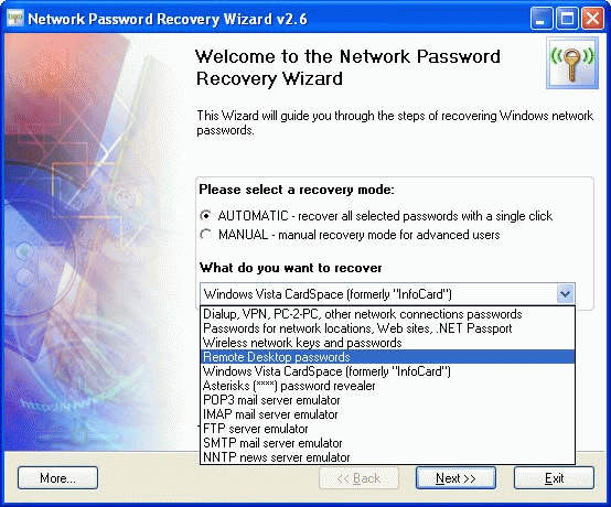 Download http://www.findsoft.net/Screenshots/Network-Password-Recovery-Wizard-2963.gif