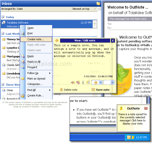 Download http://www.findsoft.net/Screenshots/OutNote-7752.gif