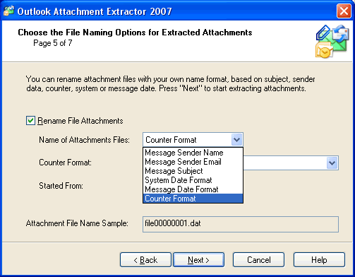 Download http://www.findsoft.net/Screenshots/Outlook-Attachments-Extractor-2007-73042.gif