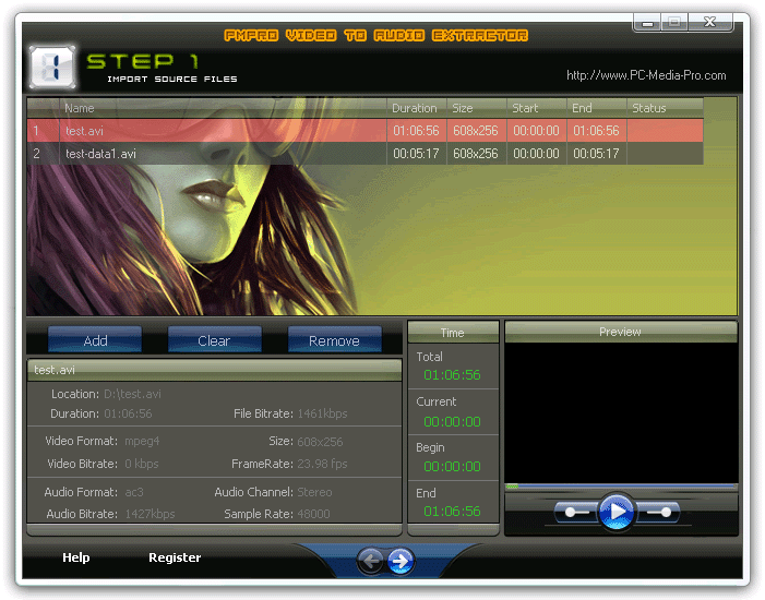Download http://www.findsoft.net/Screenshots/PMPro-Video-To-Audio-Extractor-64864.gif