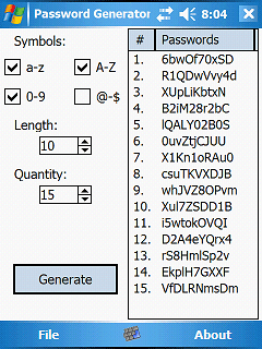 Download http://www.findsoft.net/Screenshots/Password-Generator-PPC-20608.gif