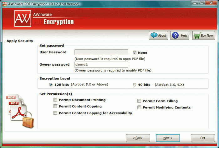Download http://www.findsoft.net/Screenshots/Pdf-Encryption-Disallow-Pdf-Print-Copy-68677.gif