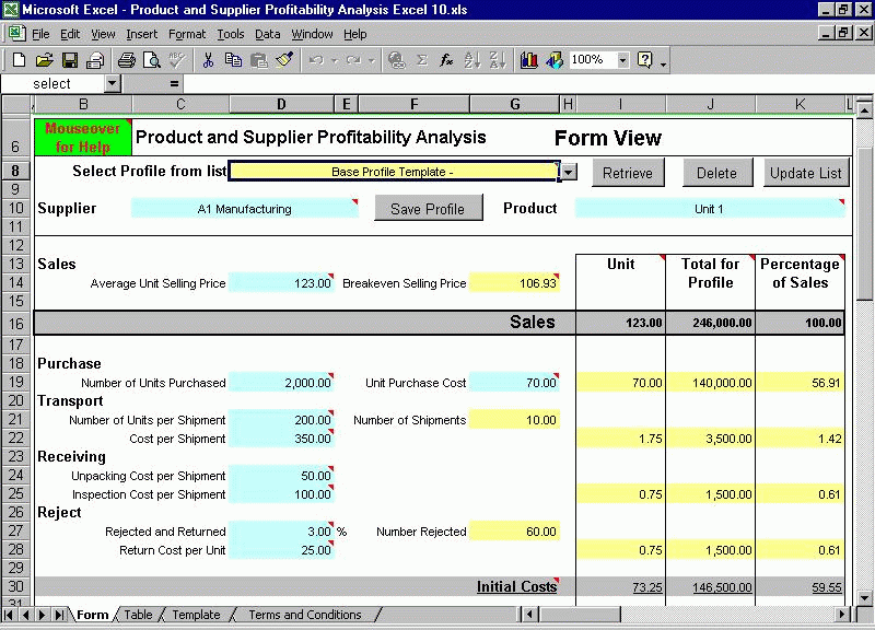 Download http://www.findsoft.net/Screenshots/Product-and-Supplier-Profitability-Excel-17572.gif