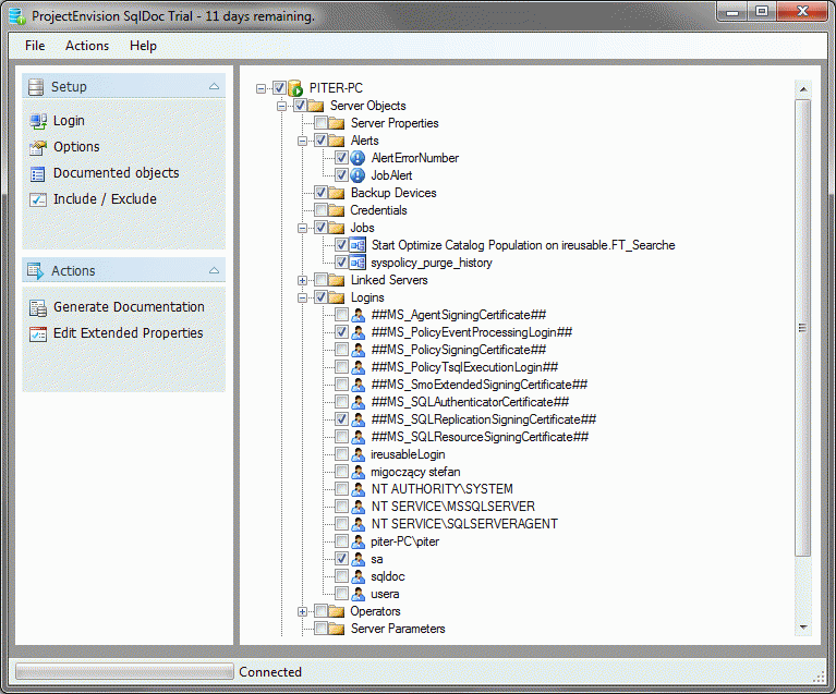Download http://www.findsoft.net/Screenshots/ProjectEnvision-SqlDoc-83318.gif