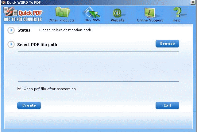 Download http://www.findsoft.net/Screenshots/Quick-Word-to-PDF-68235.gif