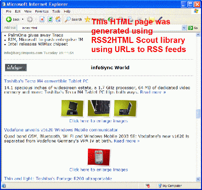 Download http://www.findsoft.net/Screenshots/RSS2HTML-Scout-8858.gif