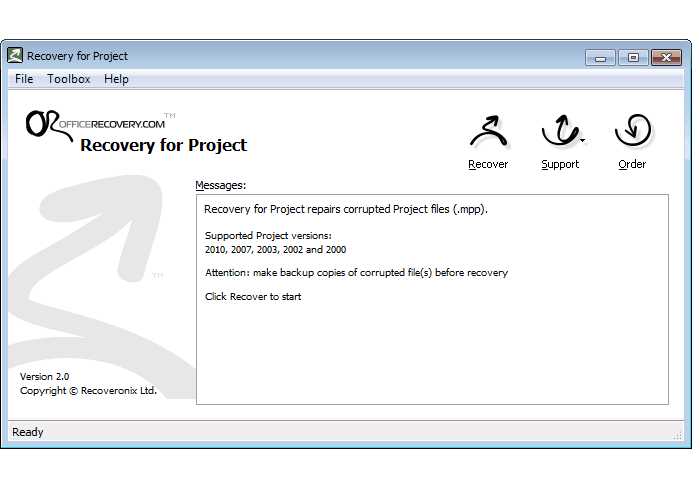 Download http://www.findsoft.net/Screenshots/Recovery-for-Project-8649.gif