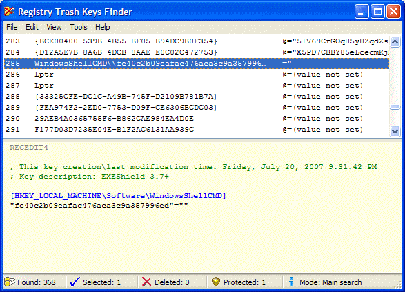 Download http://www.findsoft.net/Screenshots/Registry-Trash-Keys-Finder-23640.gif