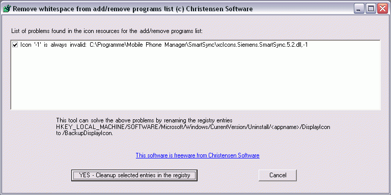 Download http://www.findsoft.net/Screenshots/RemoveWhitespaceFromAddRemovePrograms-8722.gif