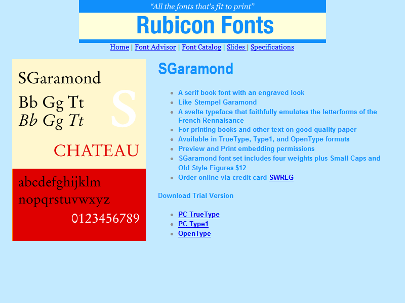 Download http://www.findsoft.net/Screenshots/SGaramond-Font-Type1-61285.gif