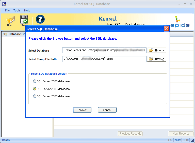 Download http://www.findsoft.net/Screenshots/SQL-Database-in-Recovery-82703.gif