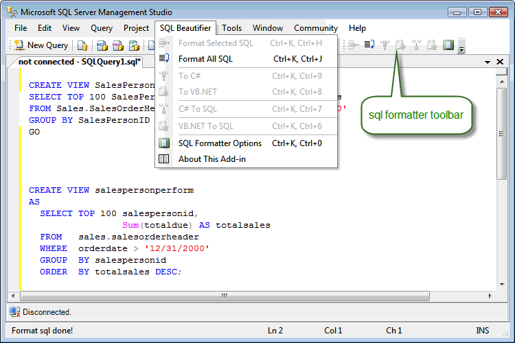 Download http://www.findsoft.net/Screenshots/SQL-Pretty-Printer-Add-In-for-SQL-Server-Management-Studio-28806.gif