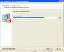 Download http://www.findsoft.net/Screenshots/SQL-Server-Recovery-Toolbox-57001.gif