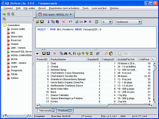 Download http://www.findsoft.net/Screenshots/SQL-Uniform-Data-Comparison-and-SQL-Query-78310.gif