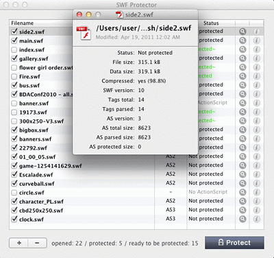 Download http://www.findsoft.net/Screenshots/SWF-Protector-for-Mac-79457.gif