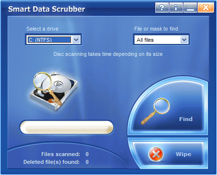 Download http://www.findsoft.net/Screenshots/Smart-Data-Scrubber-58316.gif