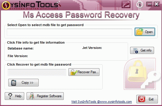 Download http://www.findsoft.net/Screenshots/SysInfoTools-Access-Password-Recovery-48955.gif