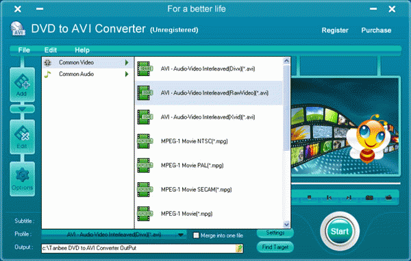 Download http://www.findsoft.net/Screenshots/Tanbee-DVD-to-AVI-Converter-30218.gif