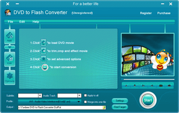Download http://www.findsoft.net/Screenshots/Tanbee-DVD-to-Flash-Converter-30141.gif