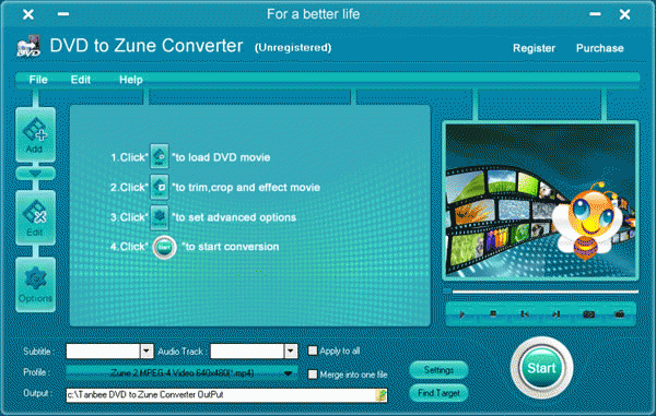 Download http://www.findsoft.net/Screenshots/Tanbee-DVD-to-Zune-Converter-30121.gif