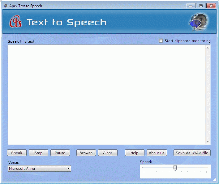 Download http://www.findsoft.net/Screenshots/Text-to-Audio-Software-68085.gif