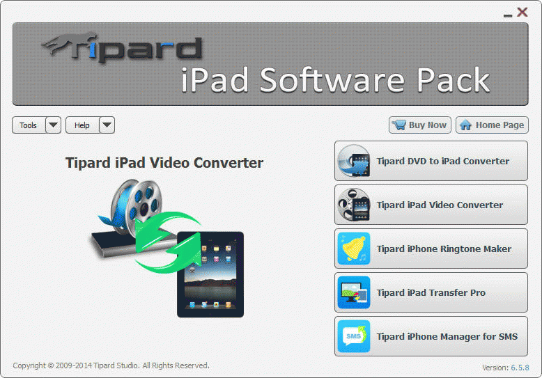 Download http://www.findsoft.net/Screenshots/Tipard-iPad-Software-Pack-70460.gif