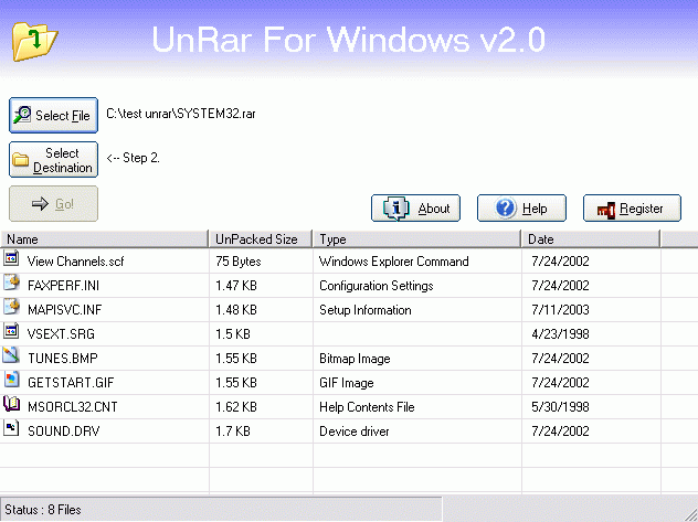 Download http://www.findsoft.net/Screenshots/UnRAR-for-Windows-10510.gif