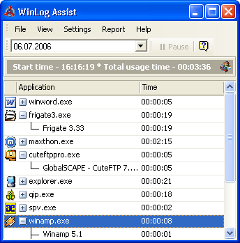 Download http://www.findsoft.net/Screenshots/WinLog-Assist-Task-Tracking-64180.gif