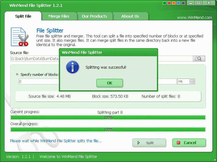 Download http://www.findsoft.net/Screenshots/WinMend-File-Splitter-67056.gif