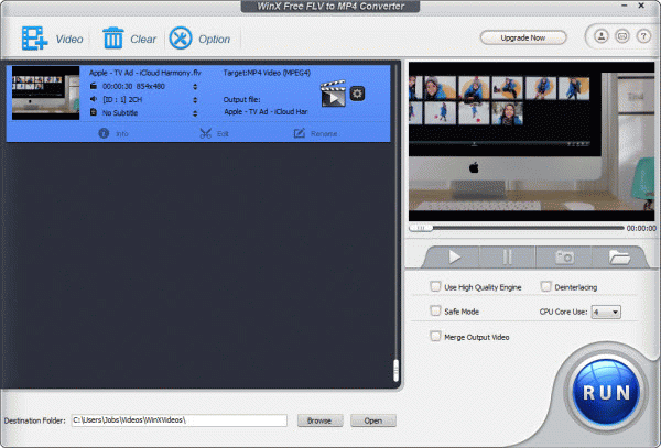 Download http://www.findsoft.net/Screenshots/WinX-Free-FLV-to-MP4-Converter-31334.gif