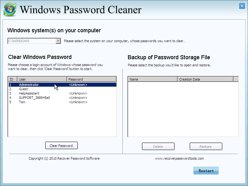 Download http://www.findsoft.net/Screenshots/Windows-Password-Cleaner-Professional-55006.gif