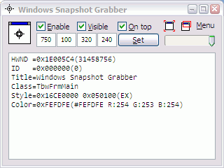 Download http://www.findsoft.net/Screenshots/Windows-Snapshot-Grabber-28565.gif