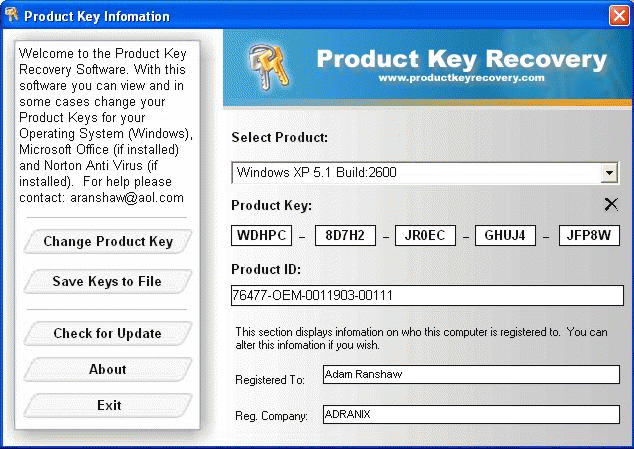 Download http://www.findsoft.net/Screenshots/Windows-and-Office-Product-Key-Viewer-24187.gif