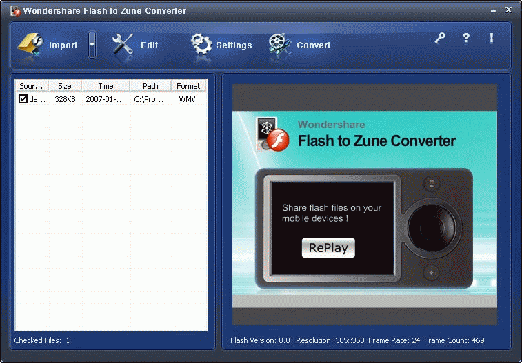 Download http://www.findsoft.net/Screenshots/Wondershare-Flash-to-Zune-Converter-18516.gif