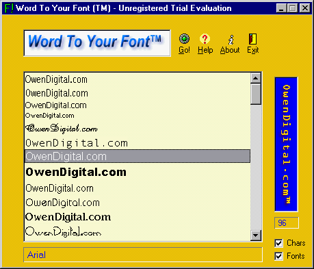 Download http://www.findsoft.net/Screenshots/Word-To-Your-Font-TM-11094.gif