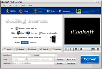 Download http://www.findsoft.net/Screenshots/iCoolsoft-Flip-Converter-68688.gif