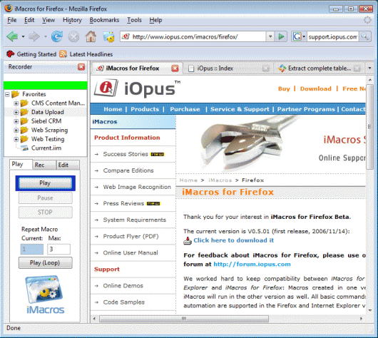 Download http://www.findsoft.net/Screenshots/iMacros-for-Firefox-5892.gif