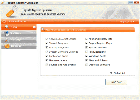 Download http://www.findsoft.net/Screenshots/iTopsoft-Register-Optimizer-30689.gif