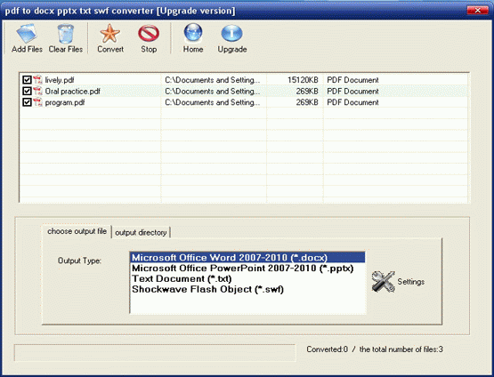 Download http://www.findsoft.net/Screenshots/pdf-to-docx-pptx-txt-swf-converter-74635.gif