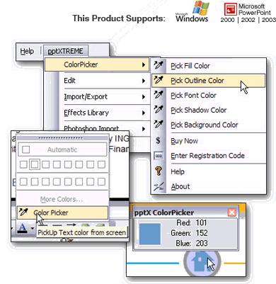 Download http://www.findsoft.net/Screenshots/pptXTREME-ColorPicker-for-PowerPoint-8300.gif