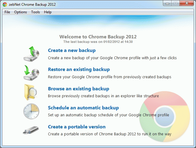 Download http://www.findsoft.net/Screenshots/zebNet-Chrome-Backup-2012-81317.gif